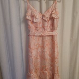 Peach speghetti strap dress